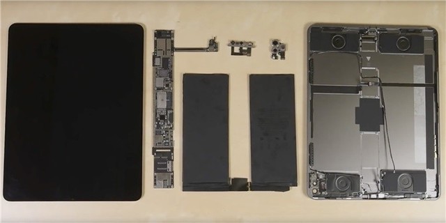 新款iPad Pro拆解報告出爐 光學(xué)雷達(dá)掃描儀現(xiàn)身